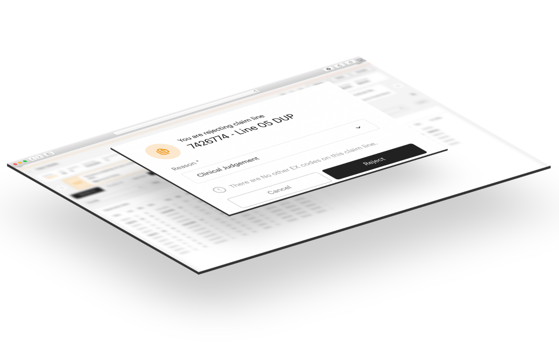 Two layers of screenshots seen from above side angle.